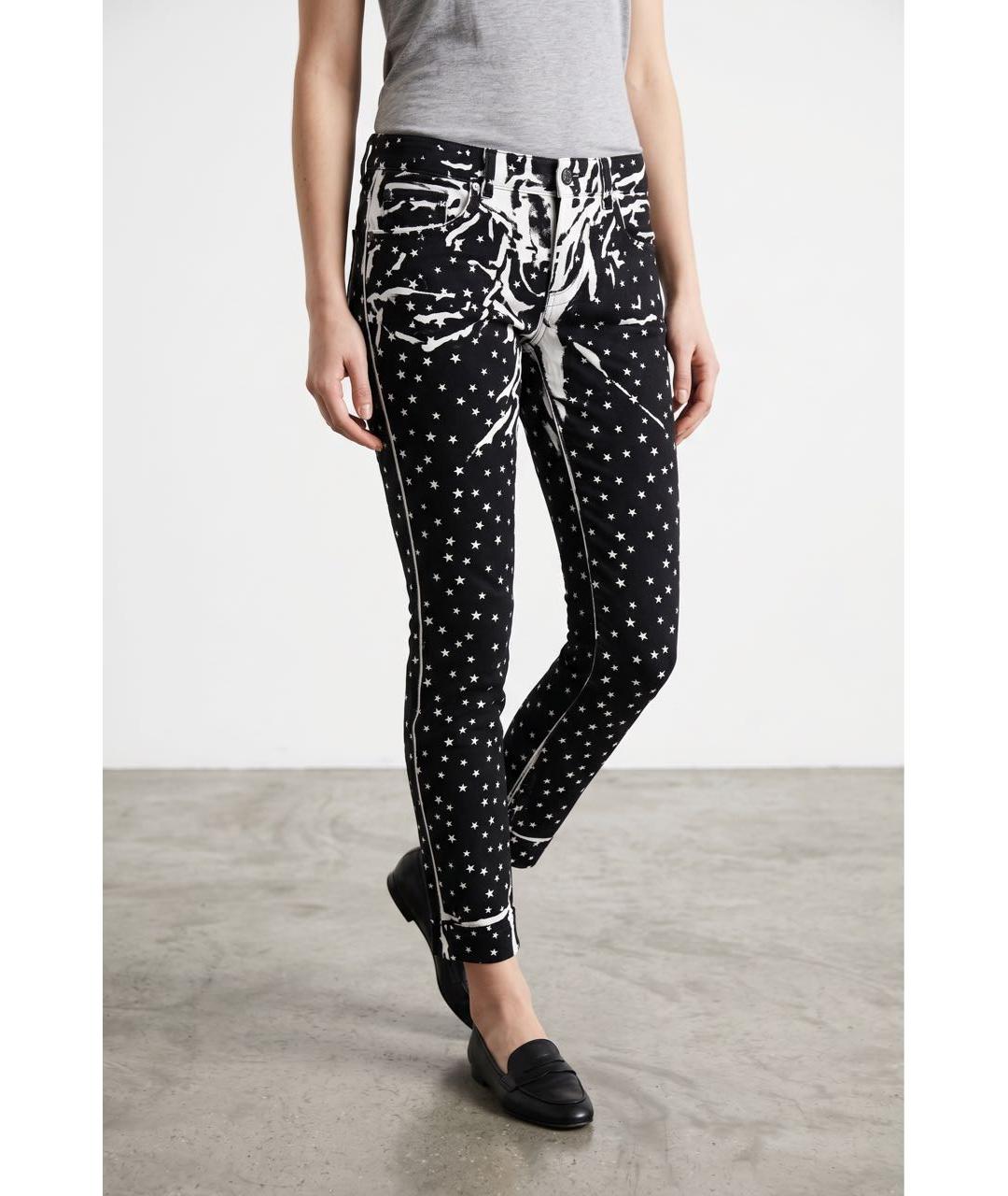 DOLCE&GABBANA Мульти хлопко-эластановые джинсы слим, фото 2