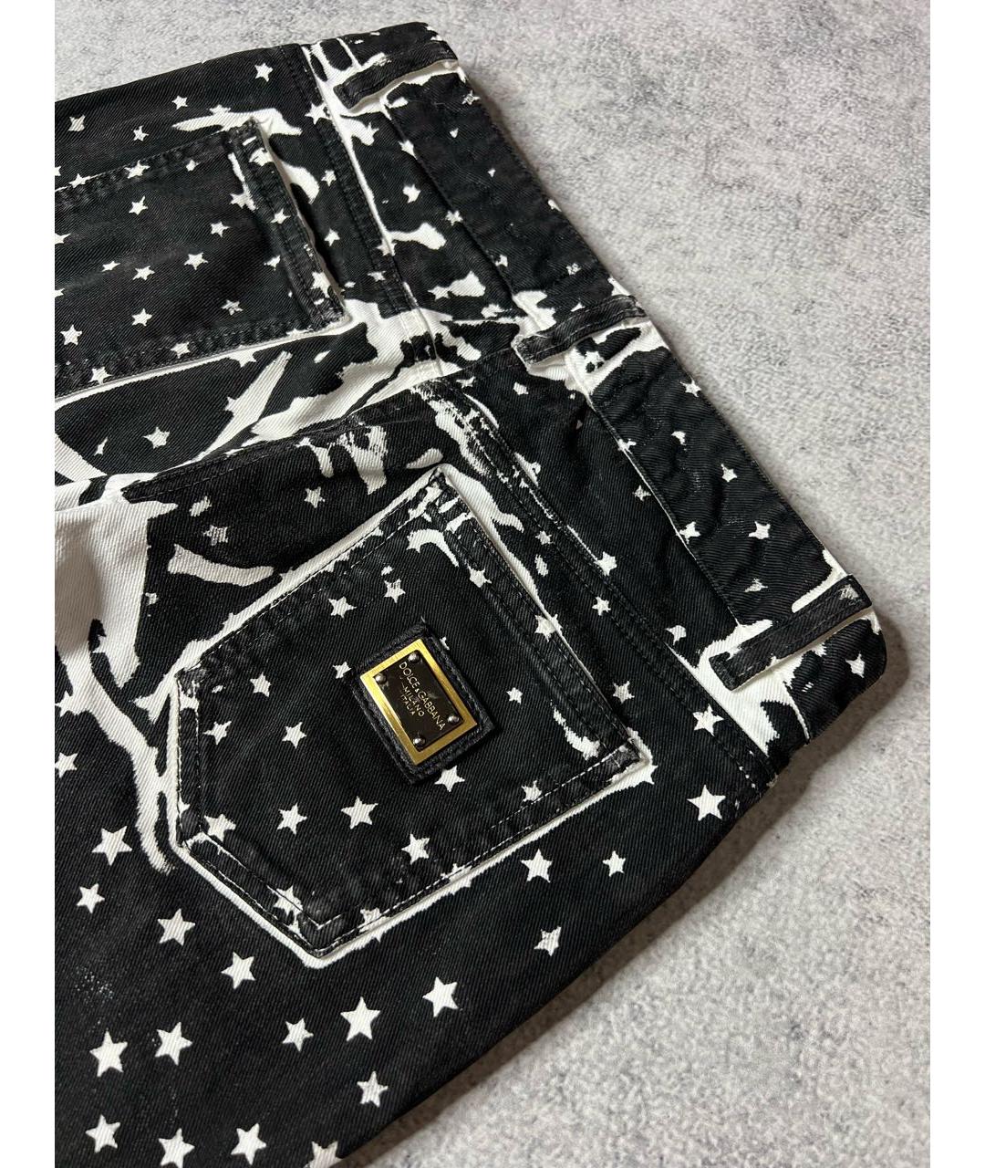 DOLCE&GABBANA Мульти хлопко-эластановые джинсы слим, фото 6