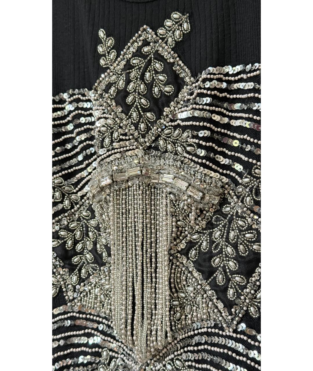 BALMAIN Черная майка, фото 5