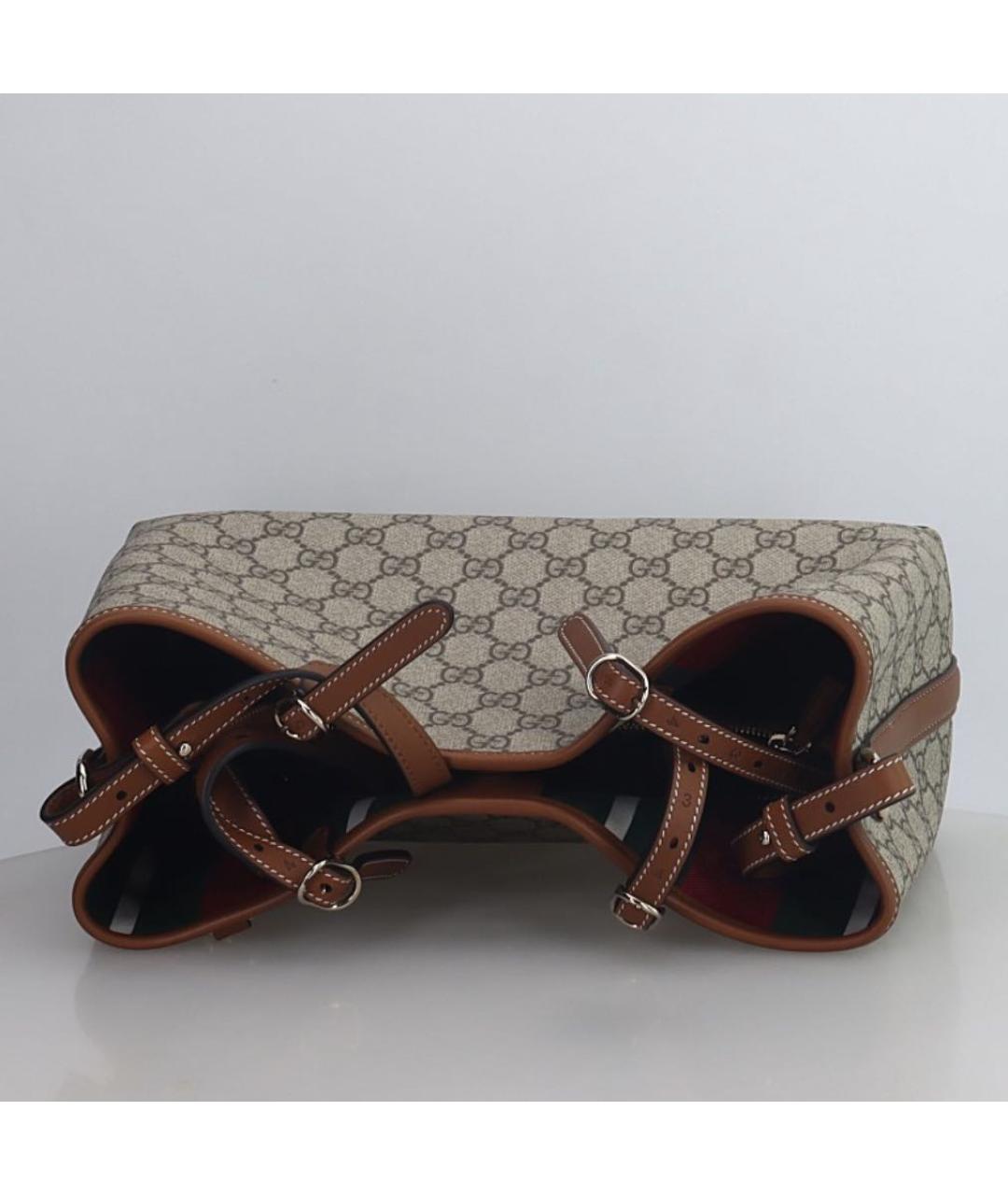 GUCCI Бежевая сумка с короткими ручками, фото 5