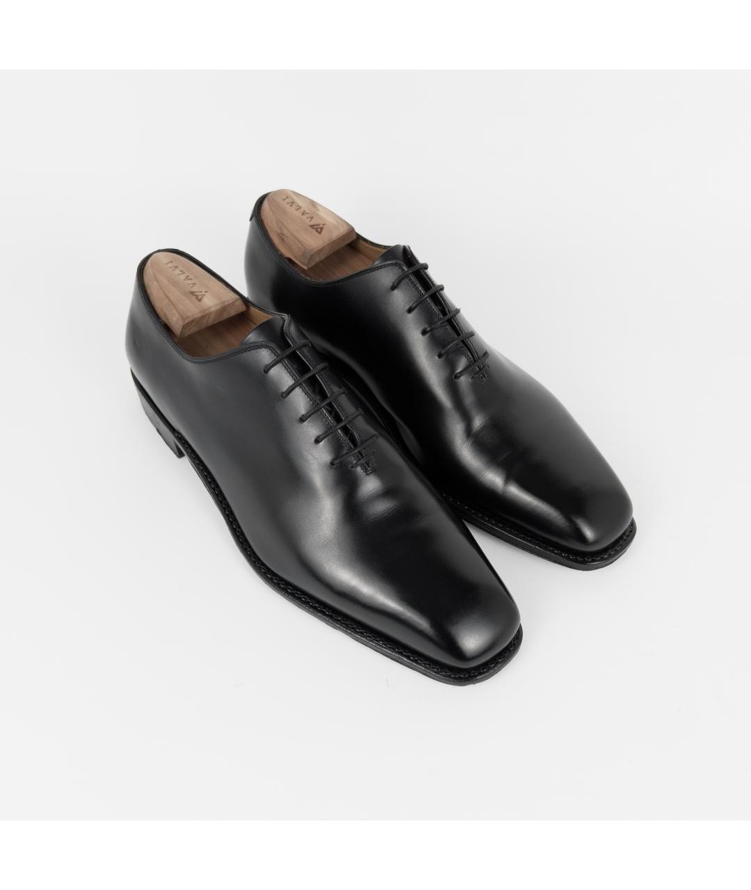FERRAGAMO Черные кожаные туфли, фото 3