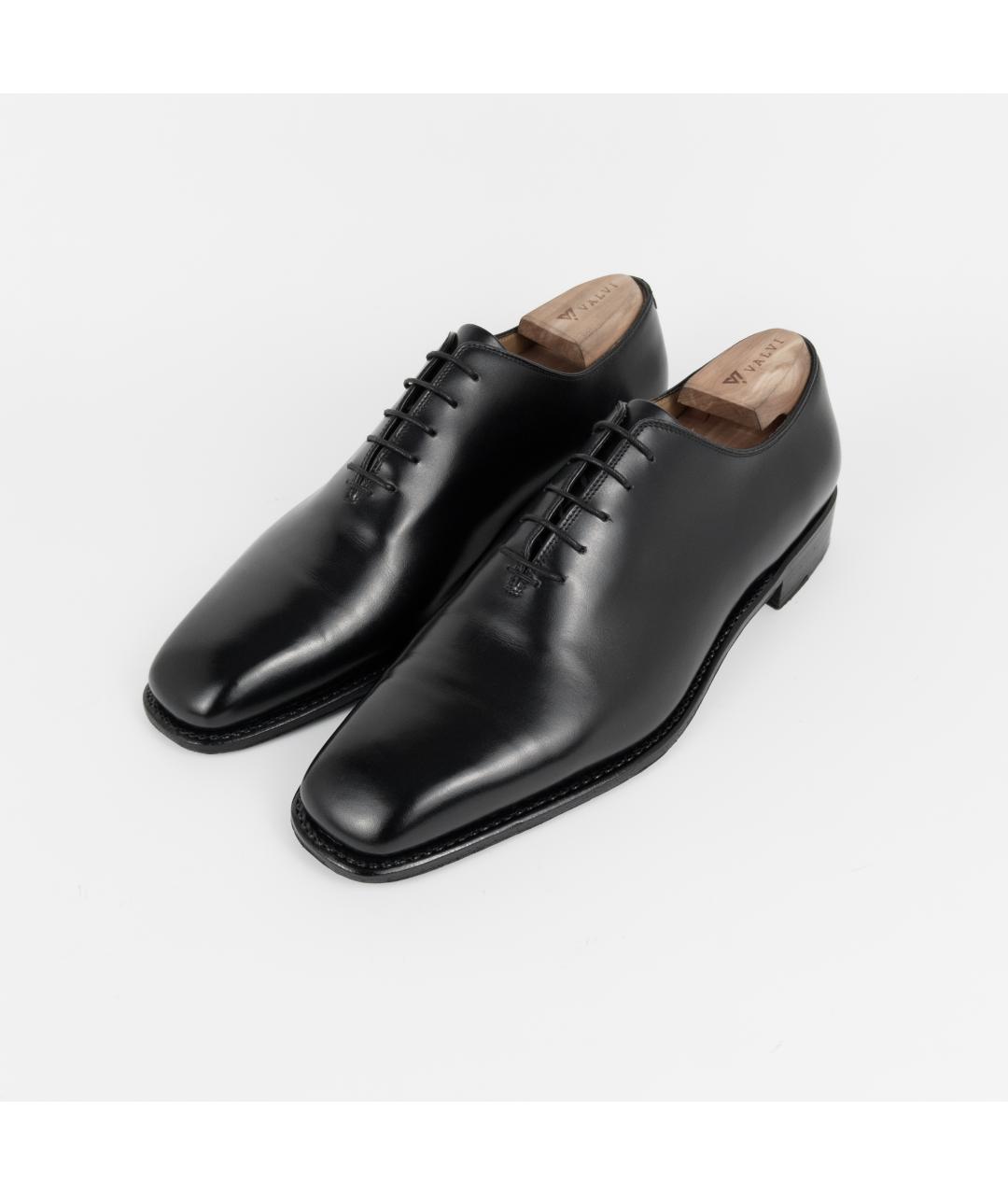 FERRAGAMO Черные кожаные туфли, фото 7
