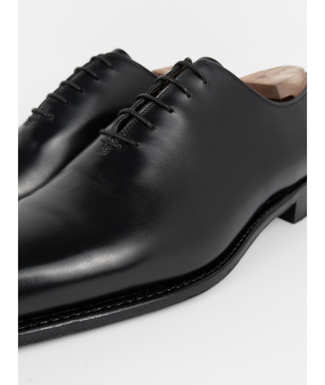 FERRAGAMO Черные кожаные туфли, фото 9