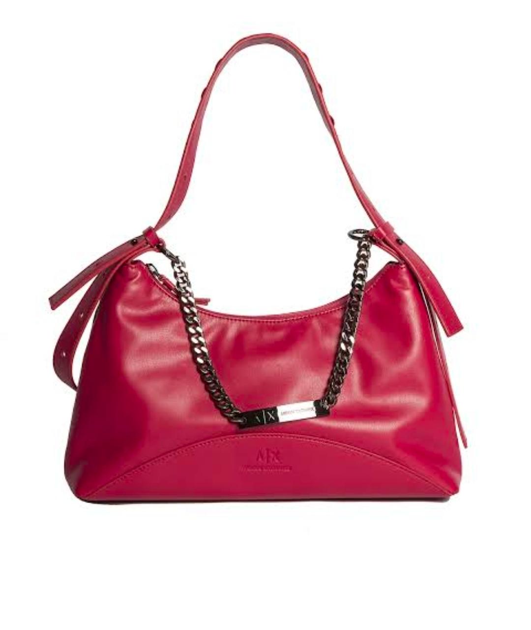 ARMANI EXCHANGE Фуксия сумка через плечо из искусственной кожи, фото 8