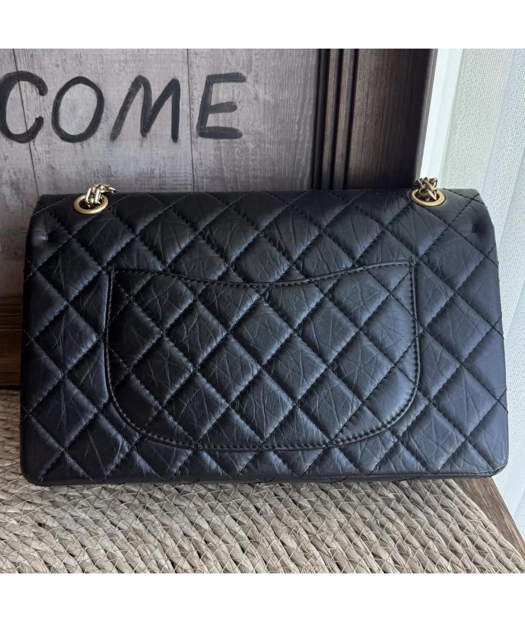 CHANEL Черная кожаная сумка через плечо, фото 4