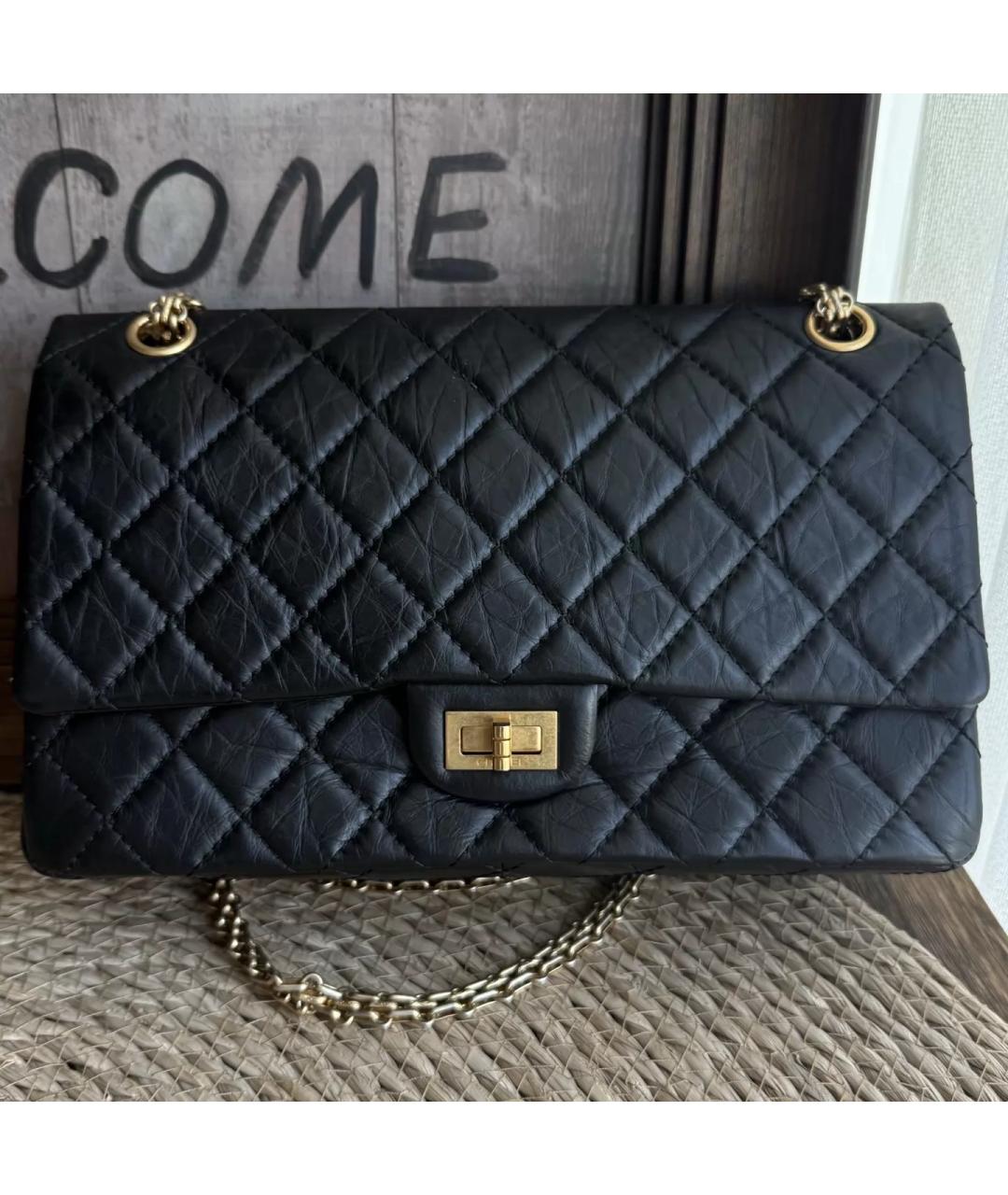 CHANEL Черная кожаная сумка через плечо, фото 3