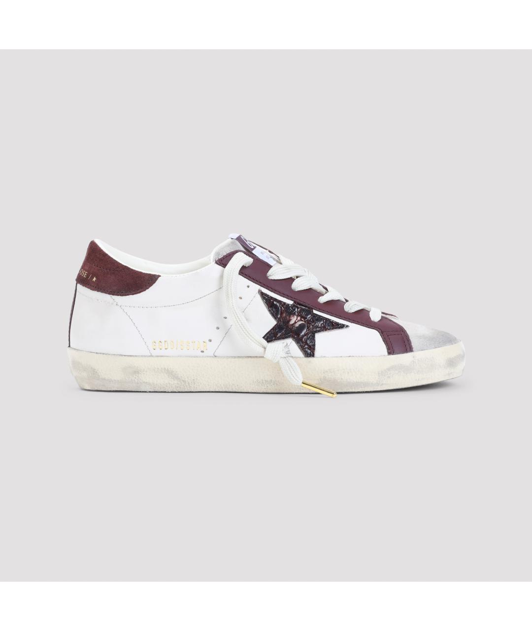 GOLDEN GOOSE Белые кожаные кеды, фото 2