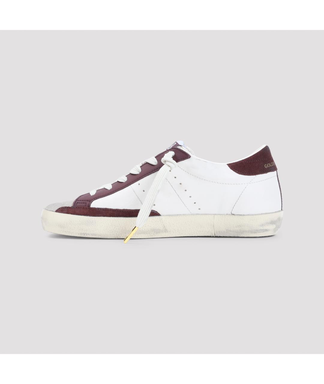 GOLDEN GOOSE Белые кожаные кеды, фото 3