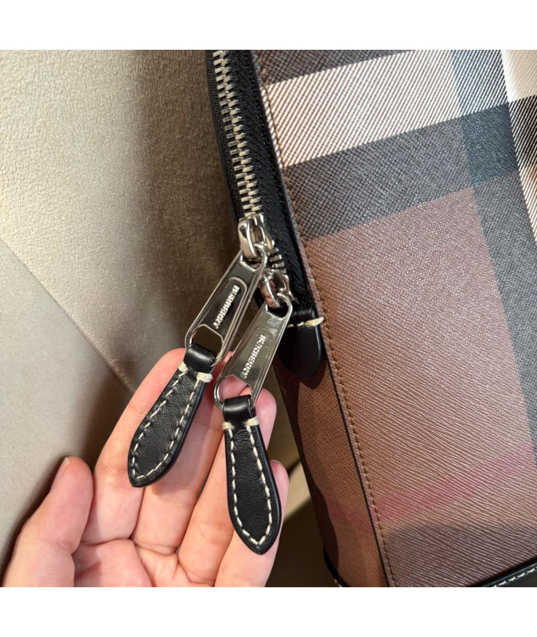 BURBERRY Коричневая сумка на плечо, фото 5