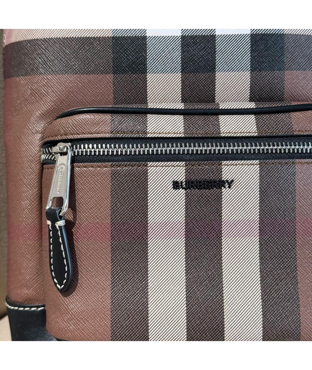 BURBERRY Коричневая сумка на плечо, фото 3