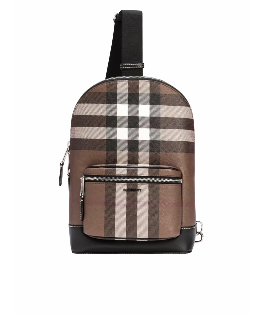 BURBERRY Коричневая сумка на плечо, фото 1