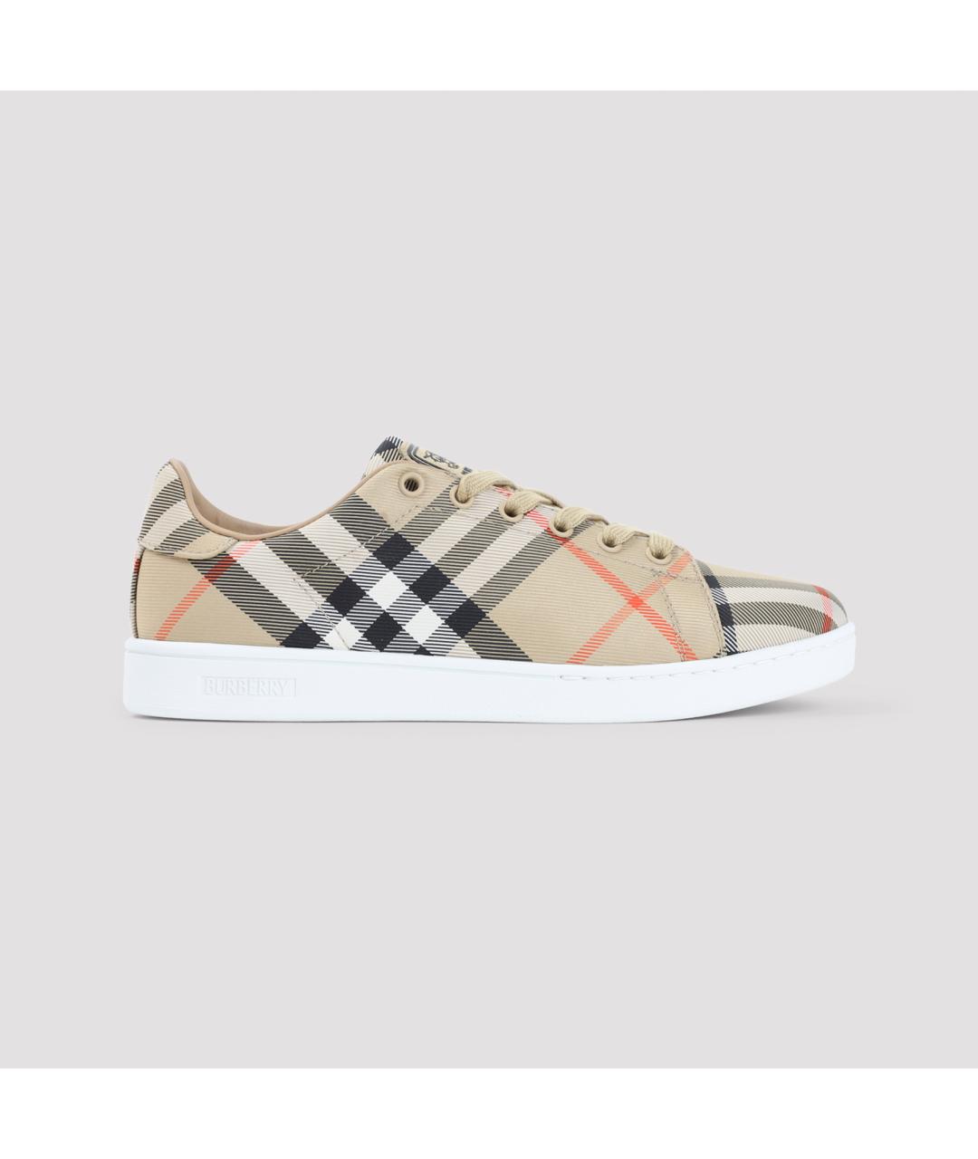 BURBERRY Бежевые кеды, фото 2