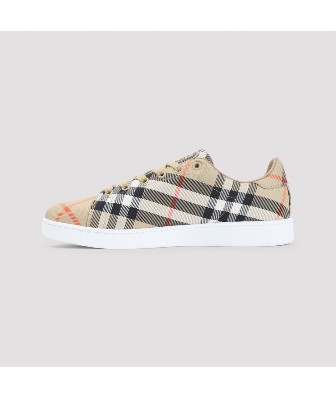 BURBERRY Бежевые кеды, фото 3