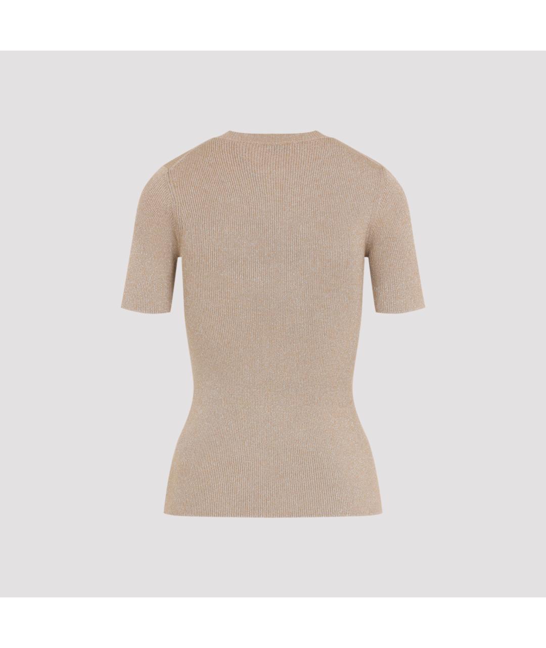 BURBERRY Бежевый шерстяной джемпер / свитер, фото 3