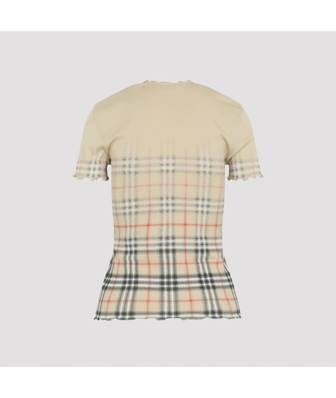 BURBERRY Мульти хлопковая футболка, фото 2