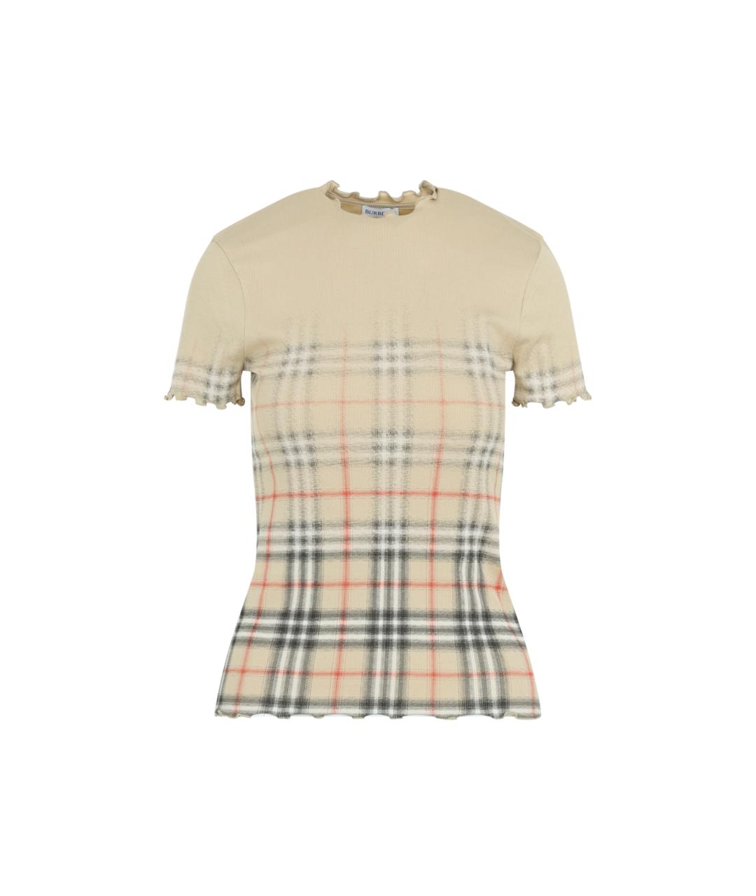 BURBERRY Мульти хлопковая футболка, фото 1