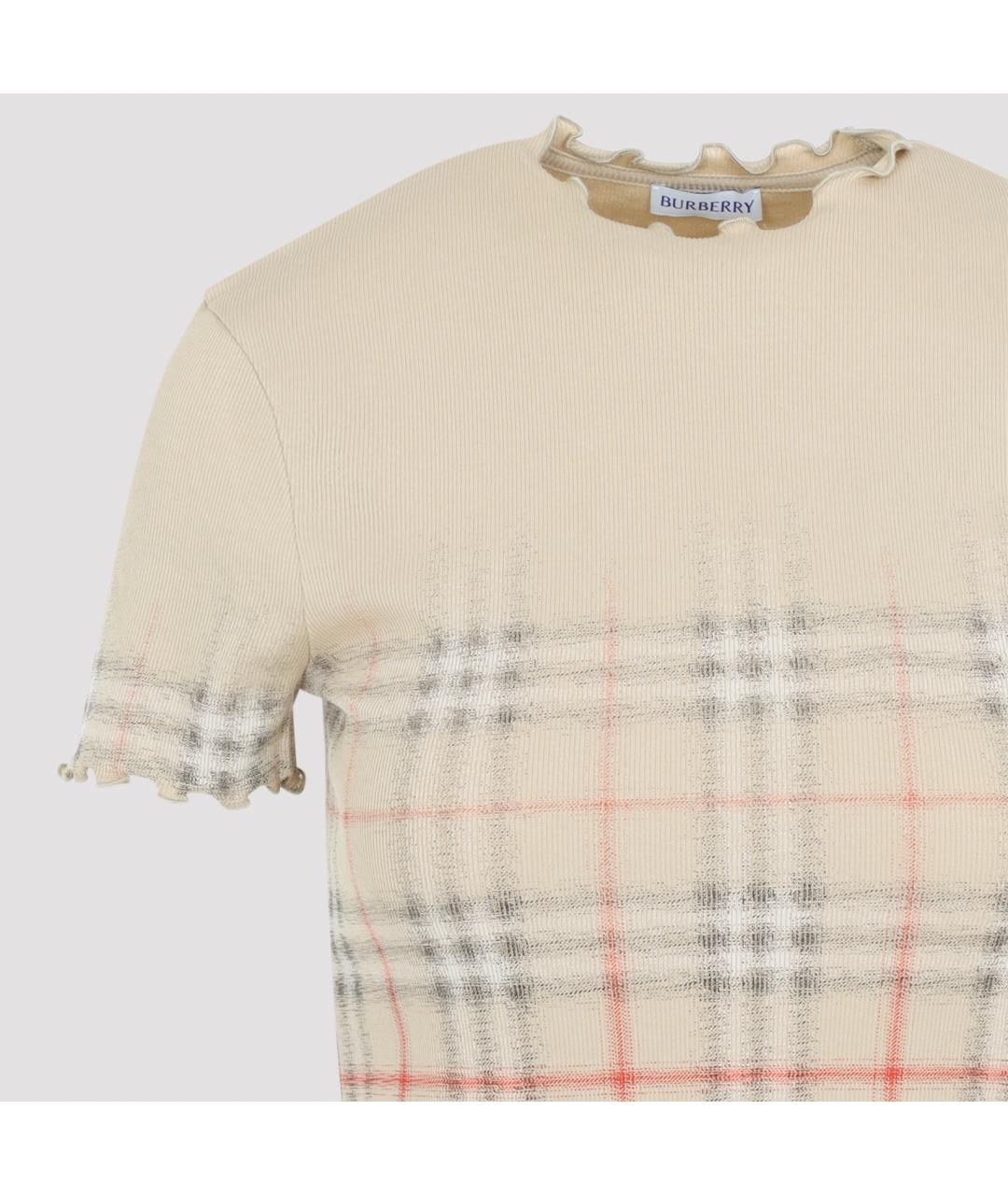 BURBERRY Мульти хлопковая футболка, фото 3