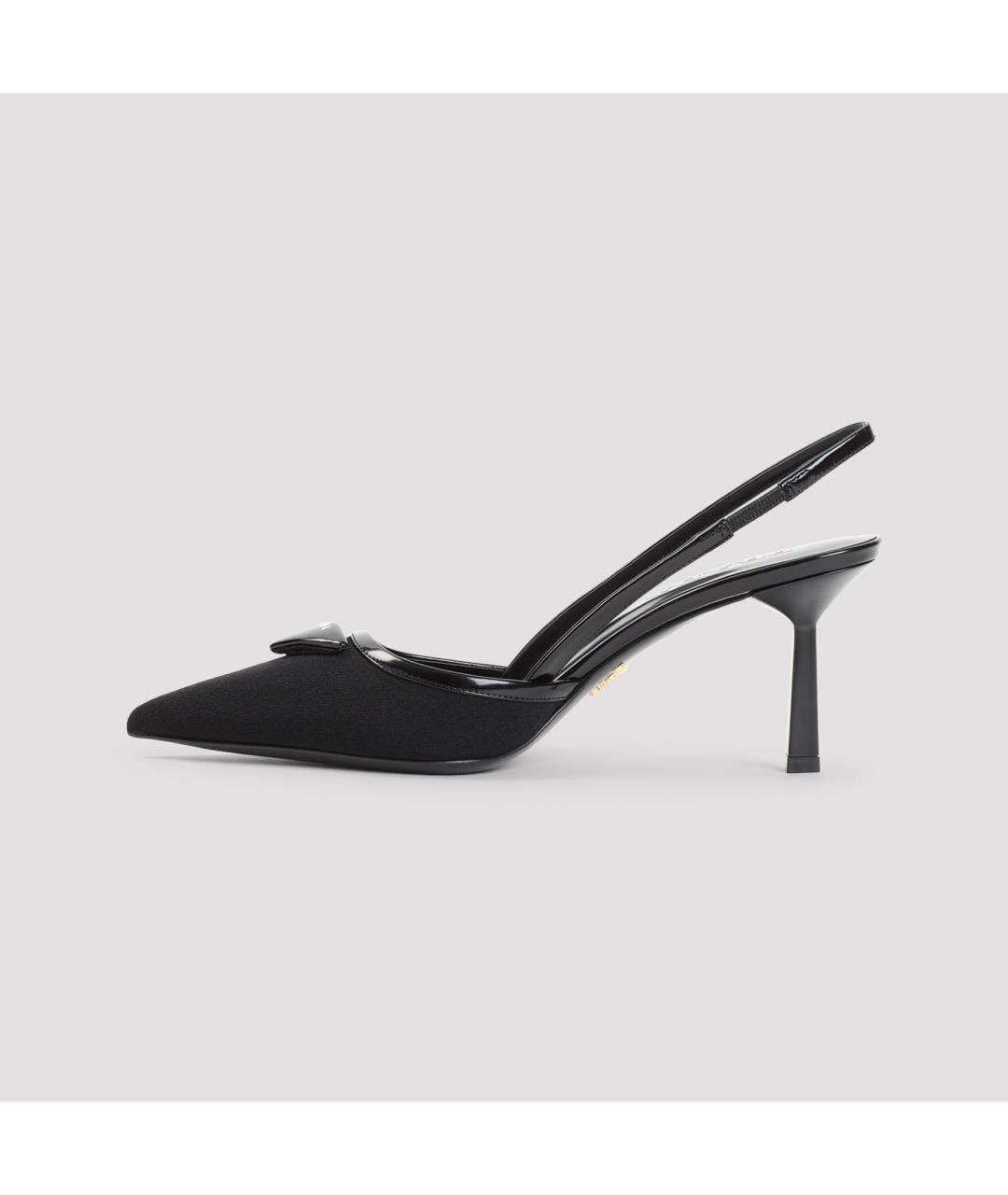 PRADA Черные синтетические туфли, фото 2