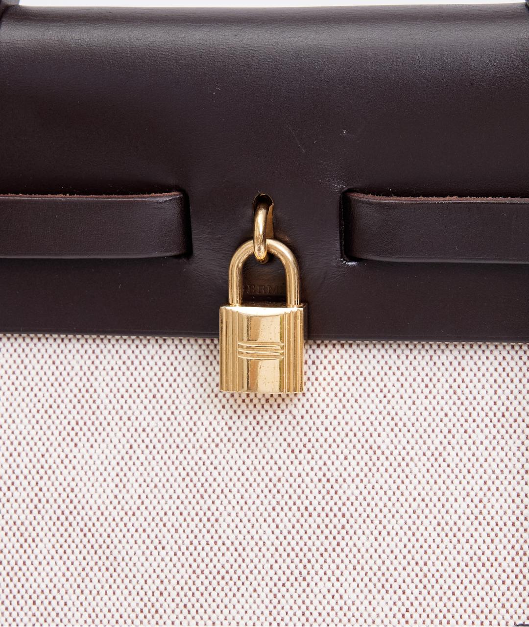 HERMES Бордовая кожаная сумка через плечо, фото 7