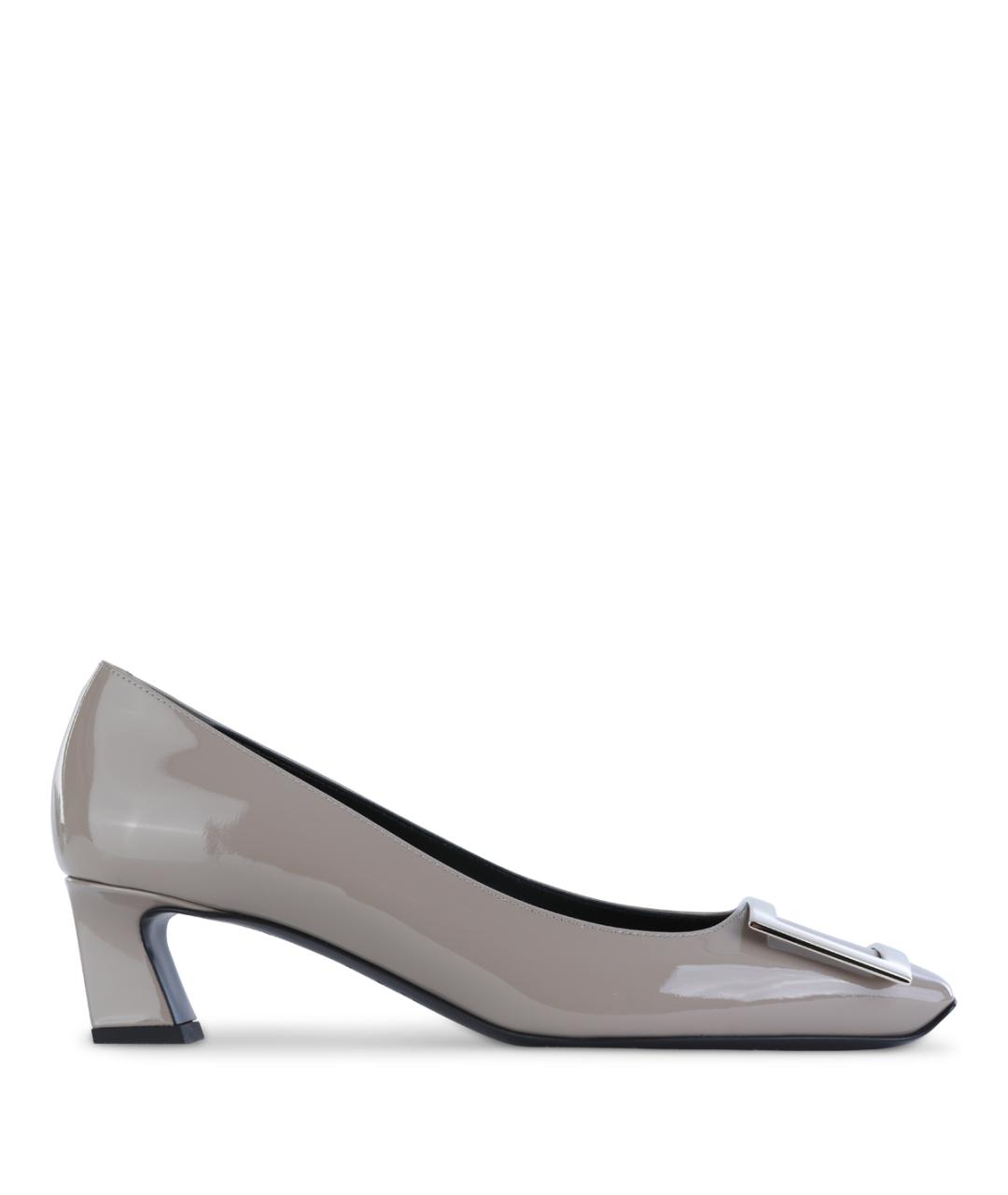 ROGER VIVIER Бежевые кожаные туфли, фото 1