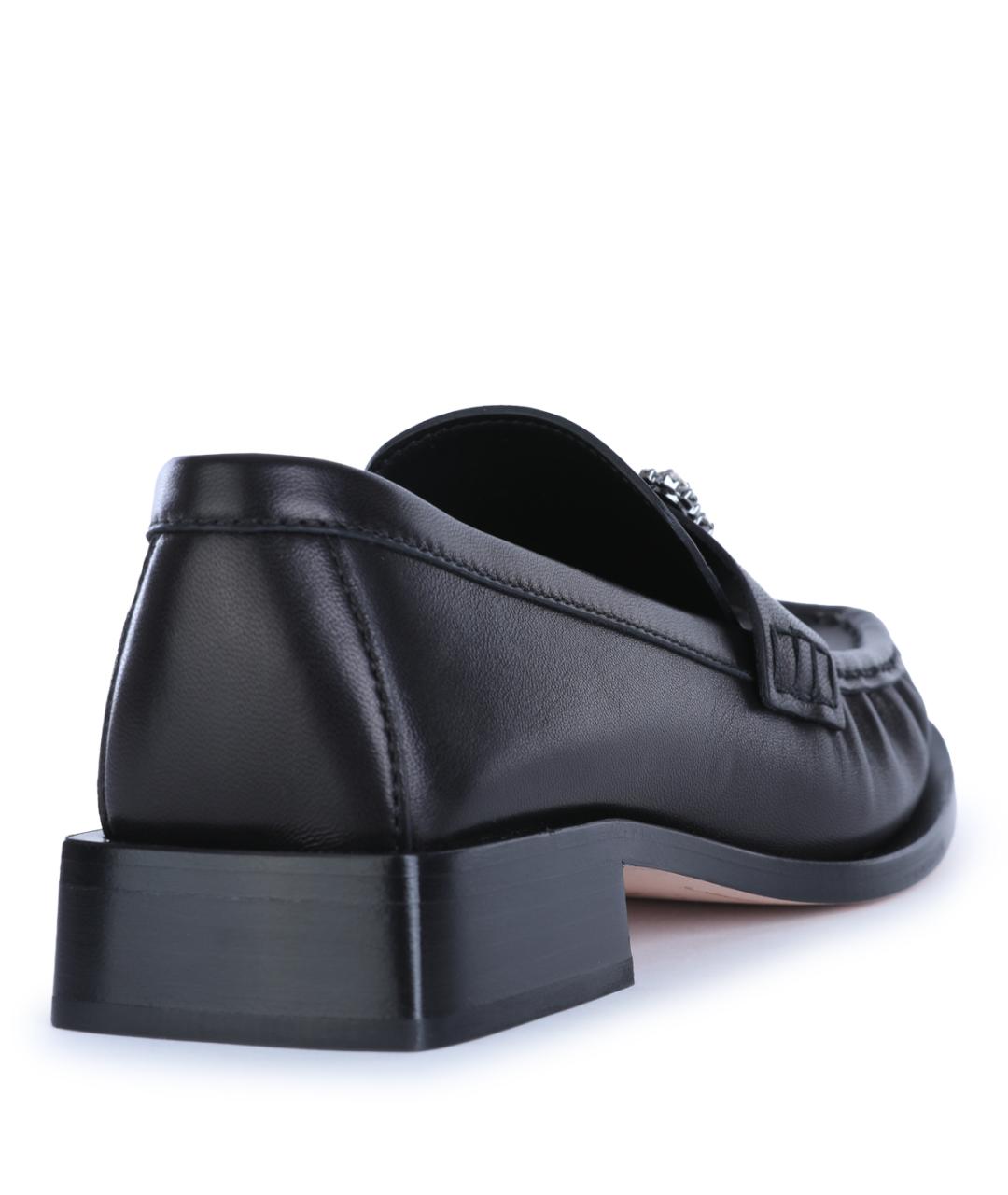ROGER VIVIER Черные кожаные лоферы, фото 6