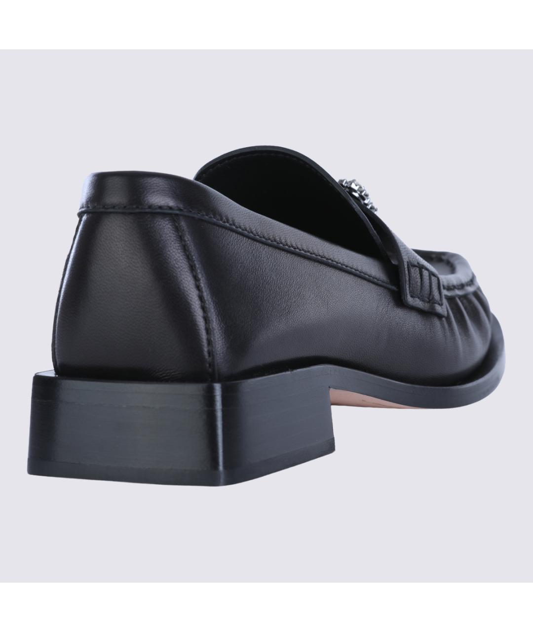 ROGER VIVIER Черные кожаные лоферы, фото 5