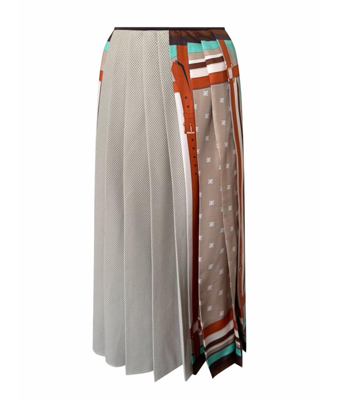 FENDI Шелковая юбка макси, фото 1