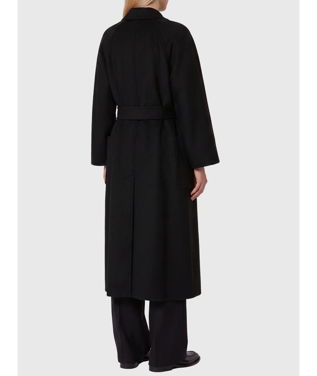MAX MARA Черное кашемировое пальто, фото 2