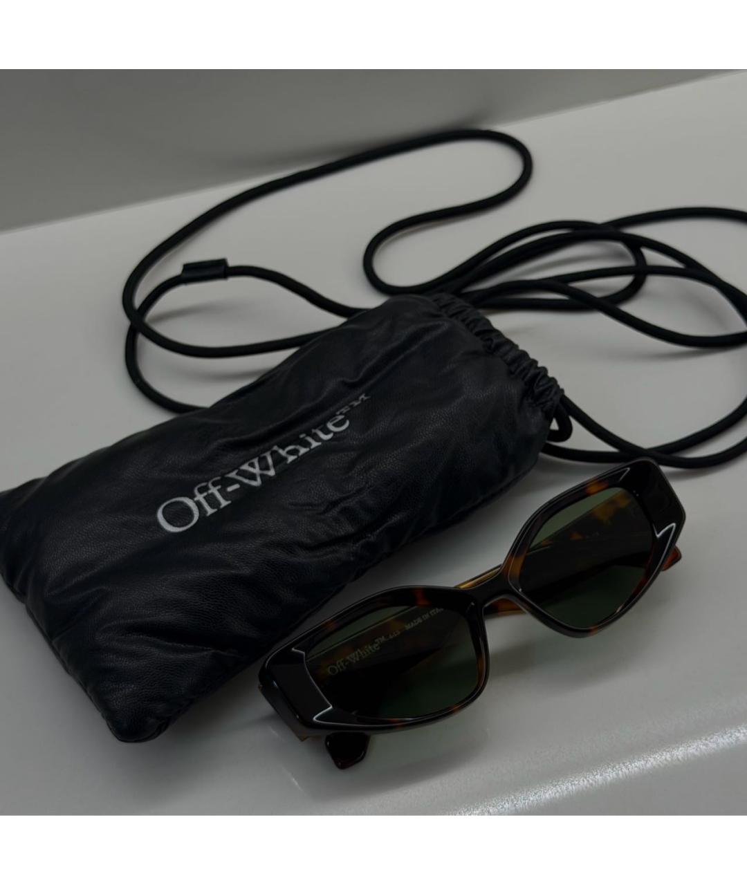 OFF-WHITE Пластиковые солнцезащитные очки, фото 4