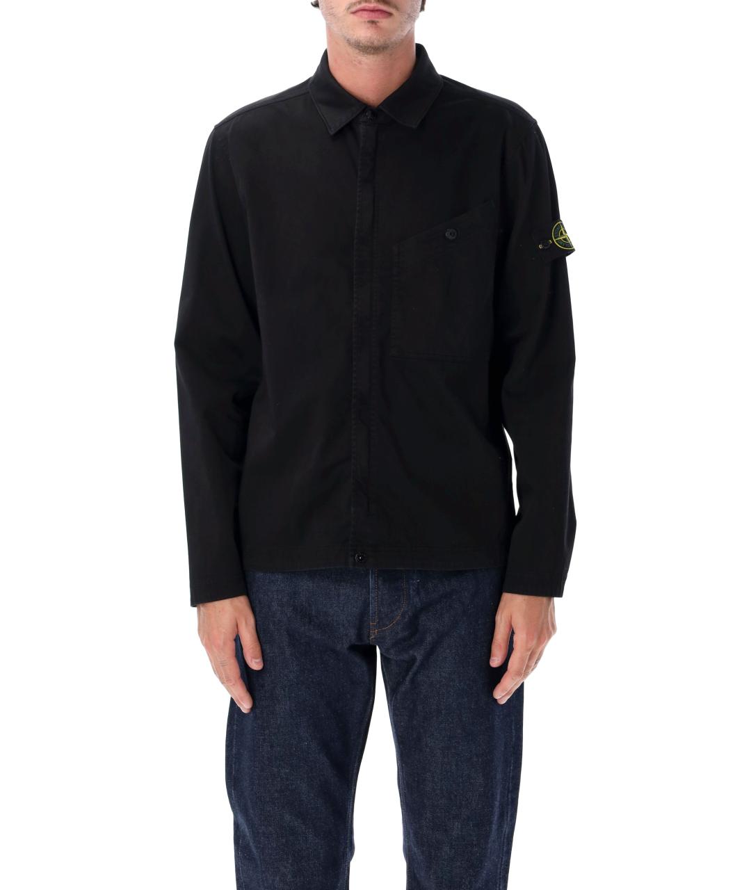 STONE ISLAND Черная куртка, фото 1