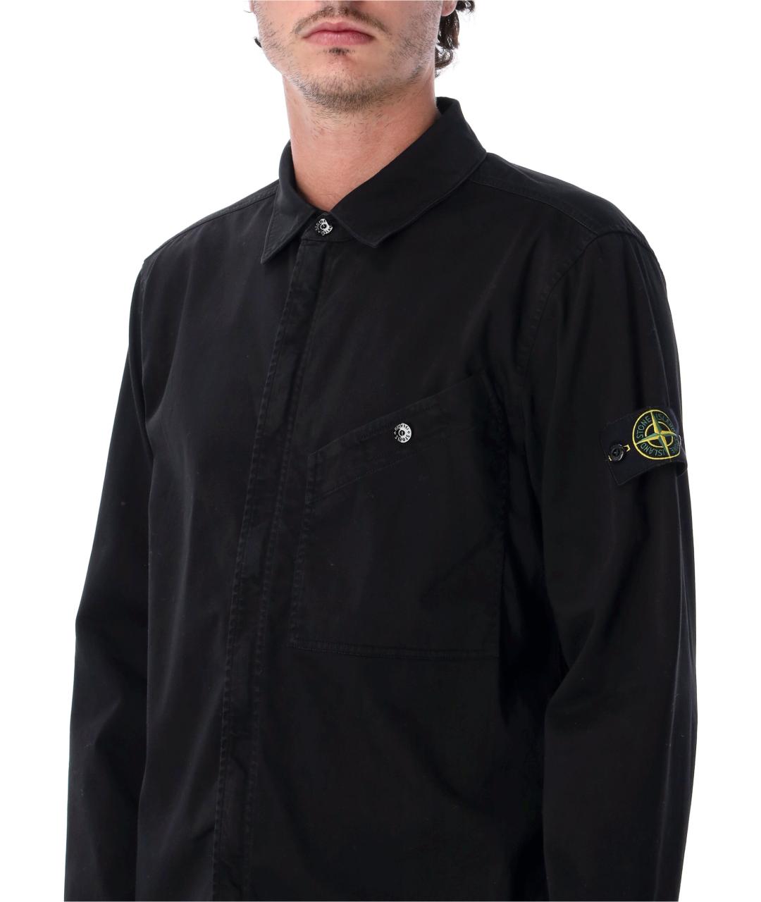 STONE ISLAND Черная куртка, фото 3