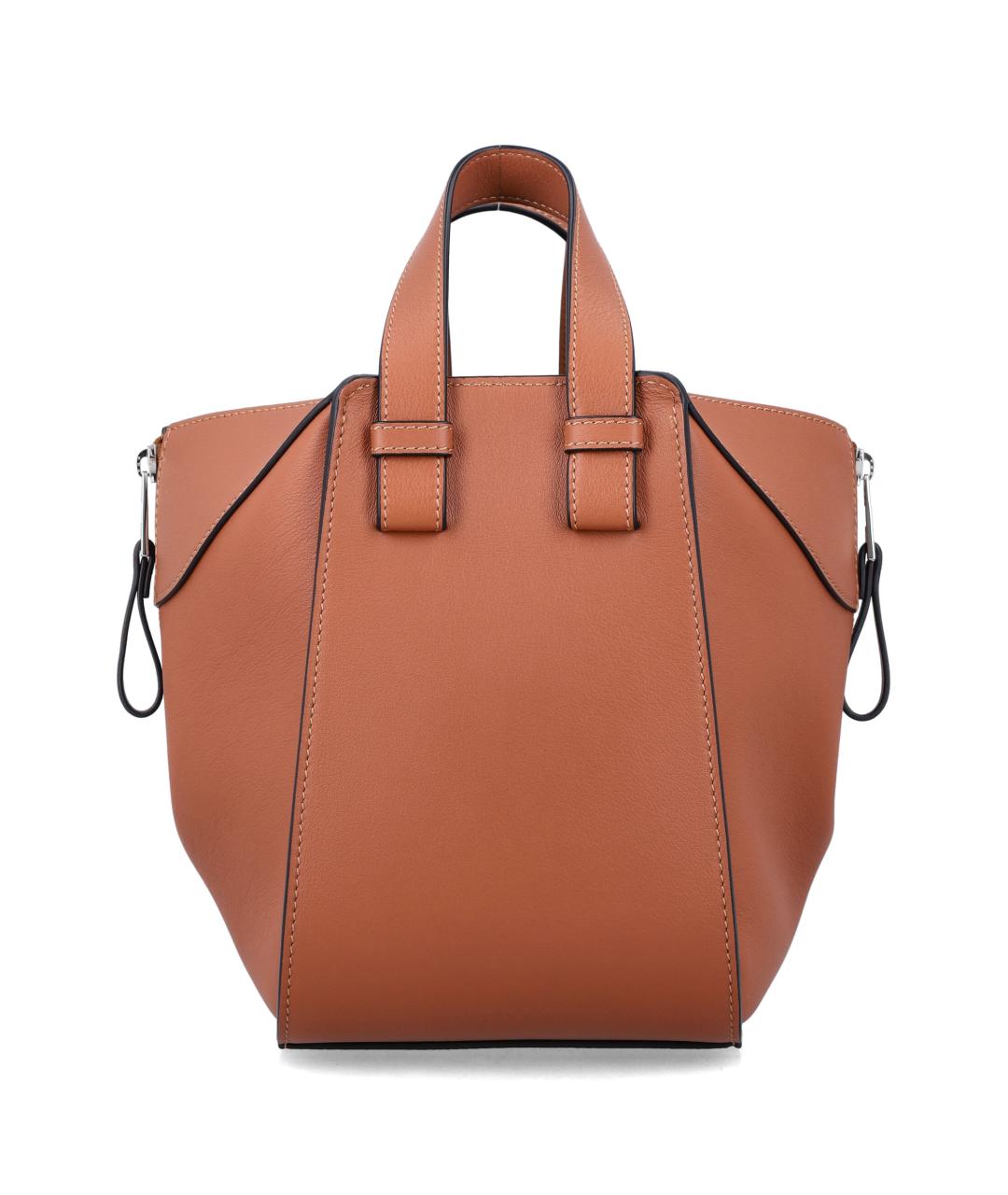 LOEWE Коричневая кожаная сумка тоут, фото 3