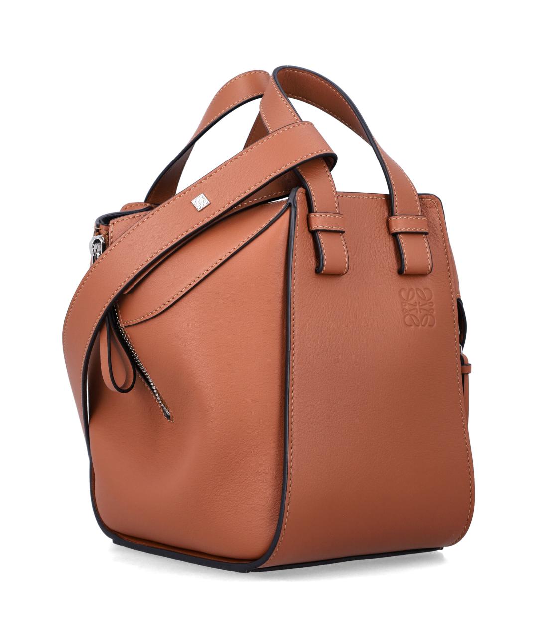 LOEWE Коричневая кожаная сумка тоут, фото 2