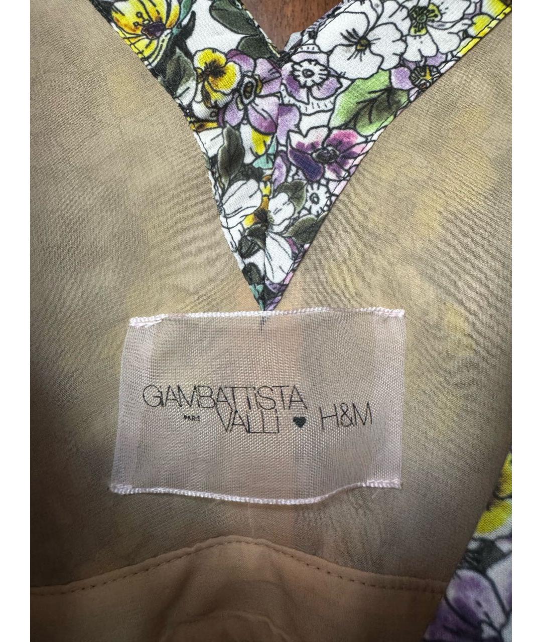 GIAMBATTISTA VALLI Мульти полиэстеровое повседневное платье, фото 3