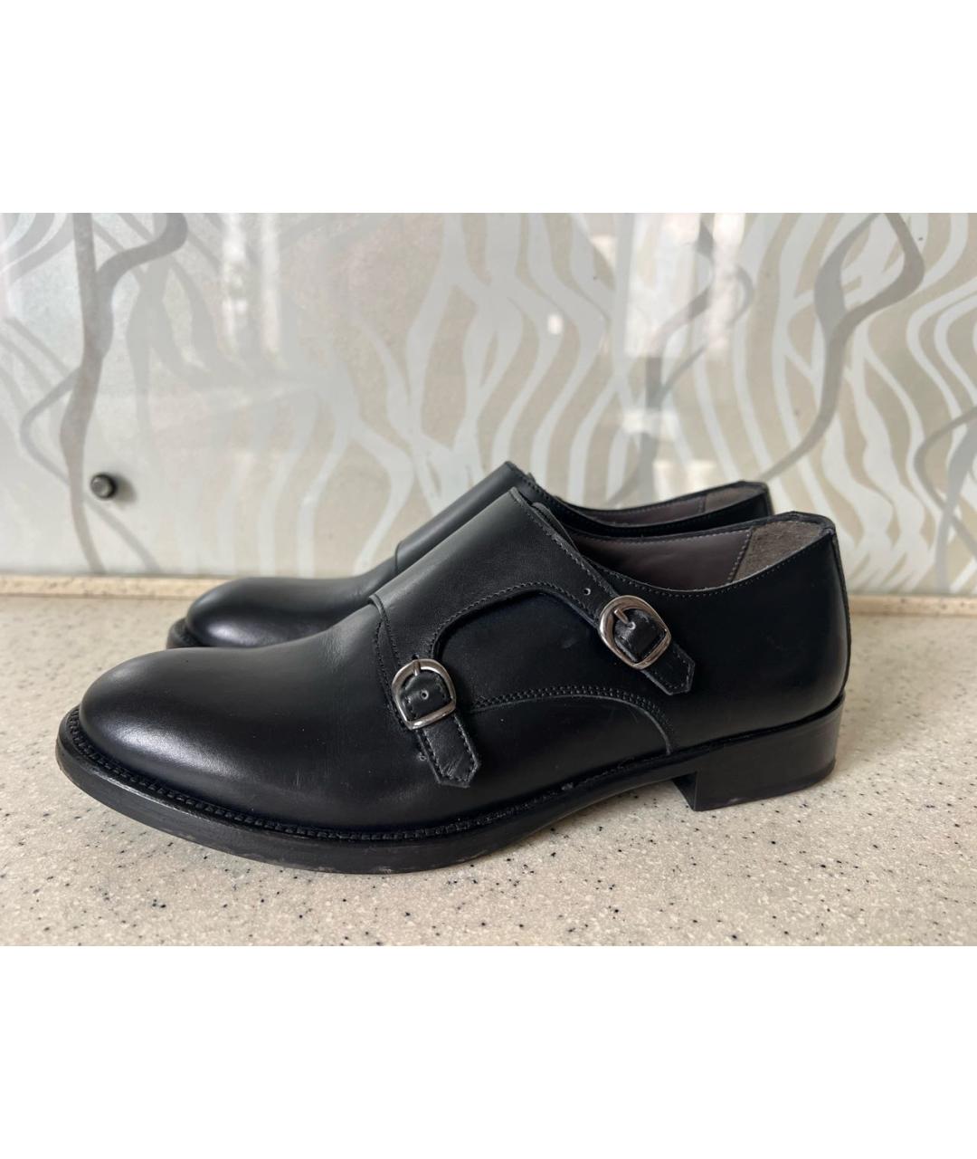 POLLINI Черные кожаные ботинки, фото 5