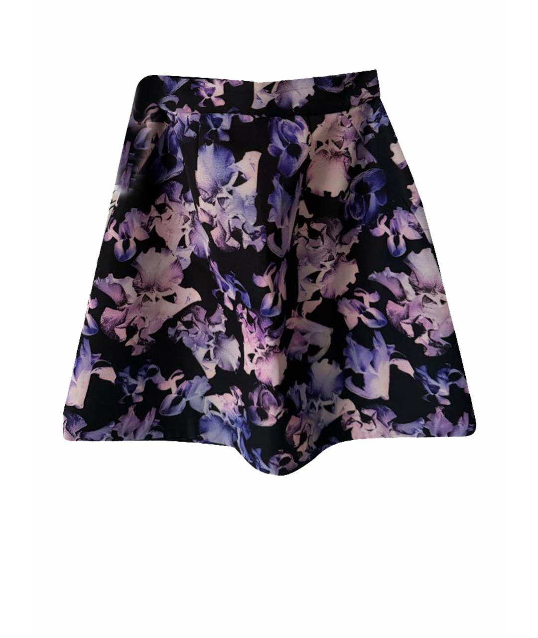 MCQ ALEXANDER MCQUEEN Мульти хлопковая юбка мини, фото 1