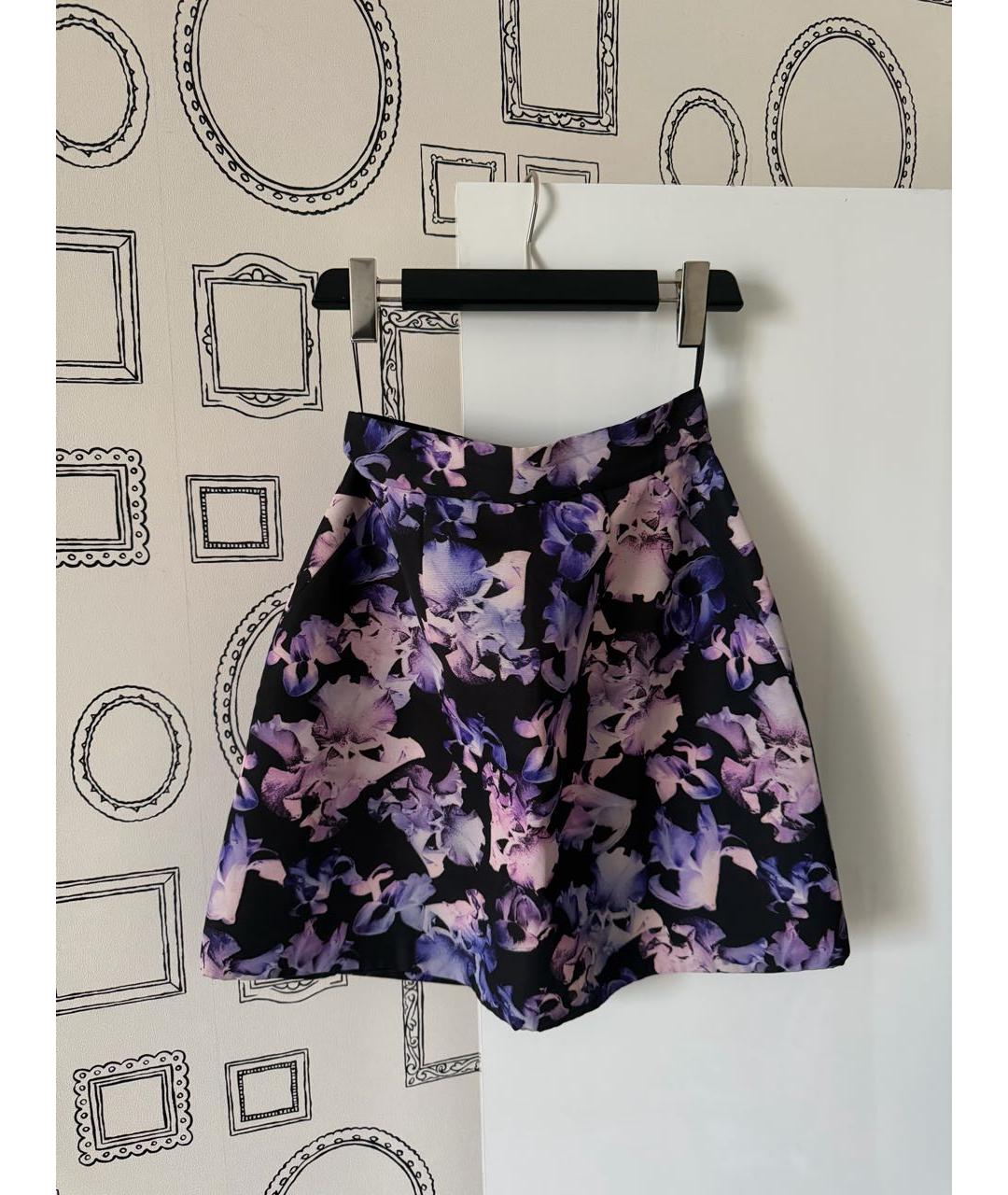 MCQ ALEXANDER MCQUEEN Мульти хлопковая юбка мини, фото 7