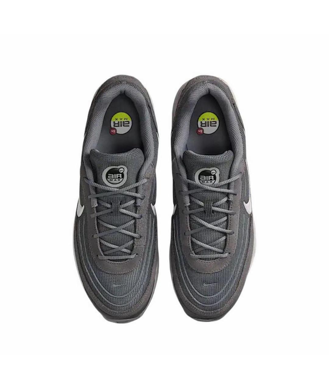 NIKE Антрацитовые низкие кроссовки / кеды, фото 3