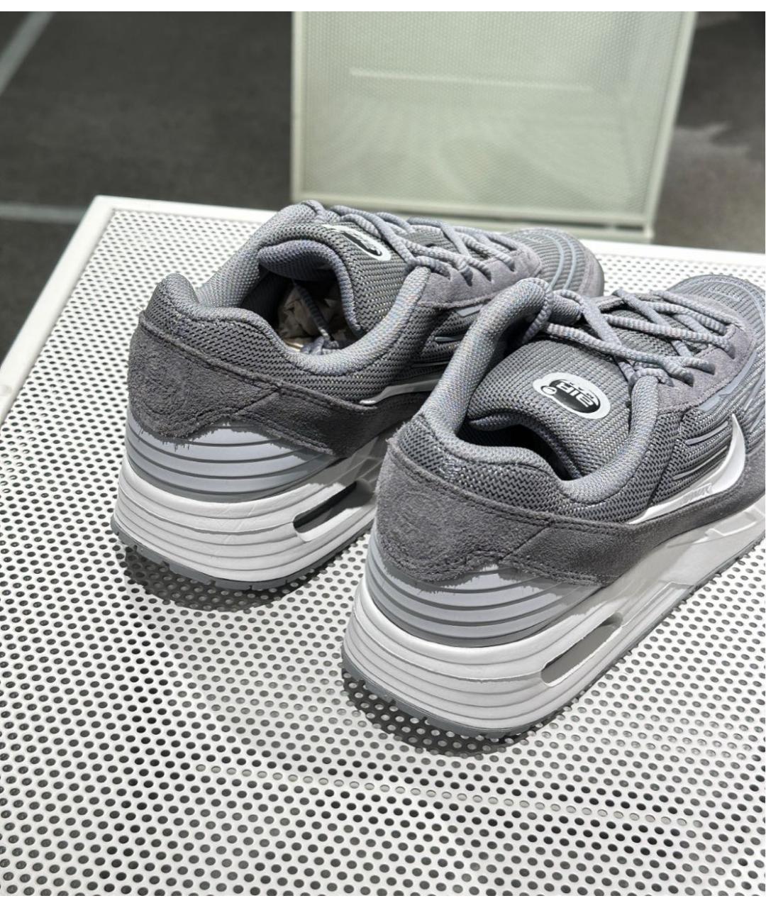 NIKE Антрацитовые низкие кроссовки / кеды, фото 7
