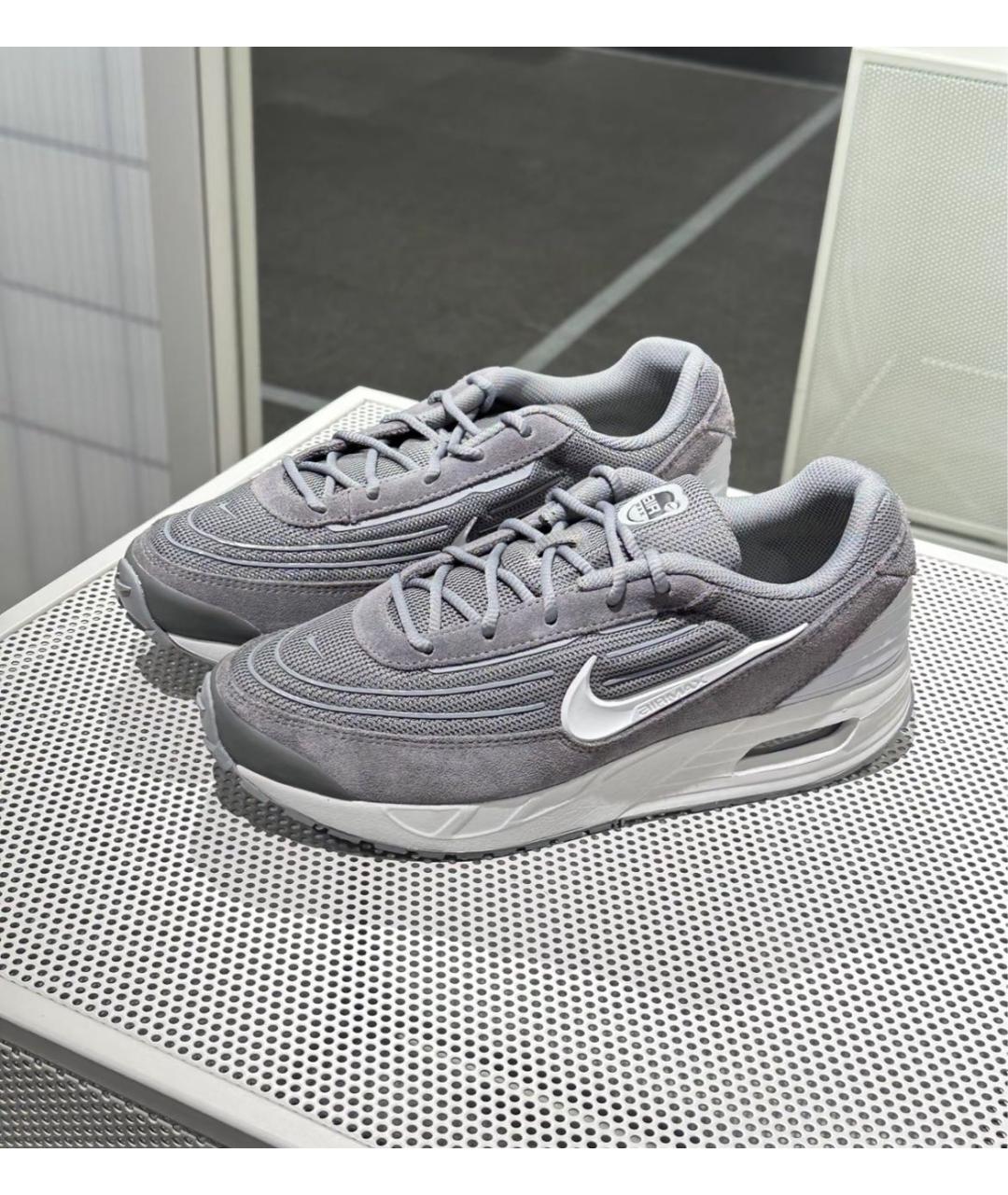 NIKE Антрацитовые низкие кроссовки / кеды, фото 5