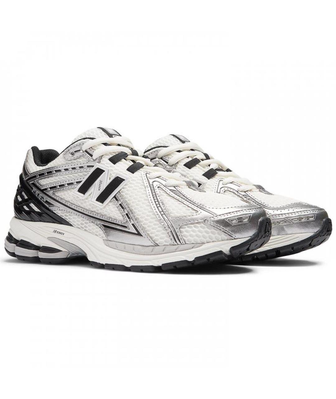 NEW BALANCE Белые текстильные низкие кроссовки / кеды, фото 3