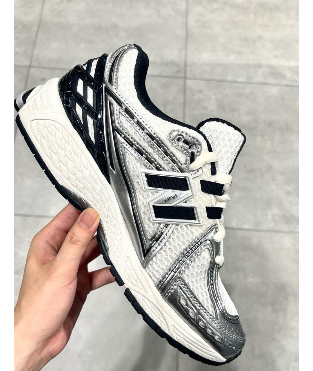 NEW BALANCE Белые текстильные низкие кроссовки / кеды, фото 4