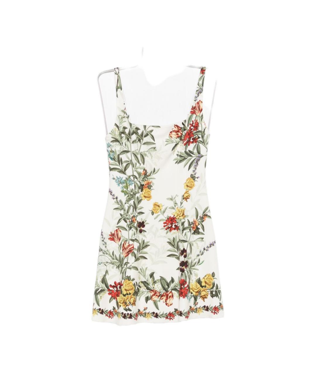 ALICE+OLIVIA Бежевое вискозное платье, фото 6