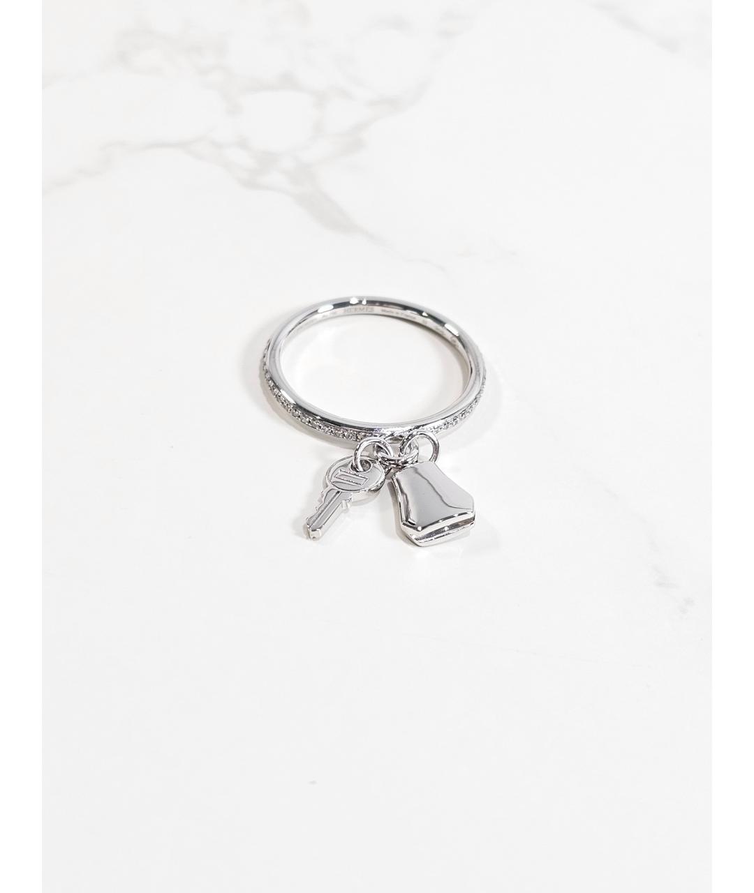 HERMES Серебряное кольцо из белого золота, фото 3