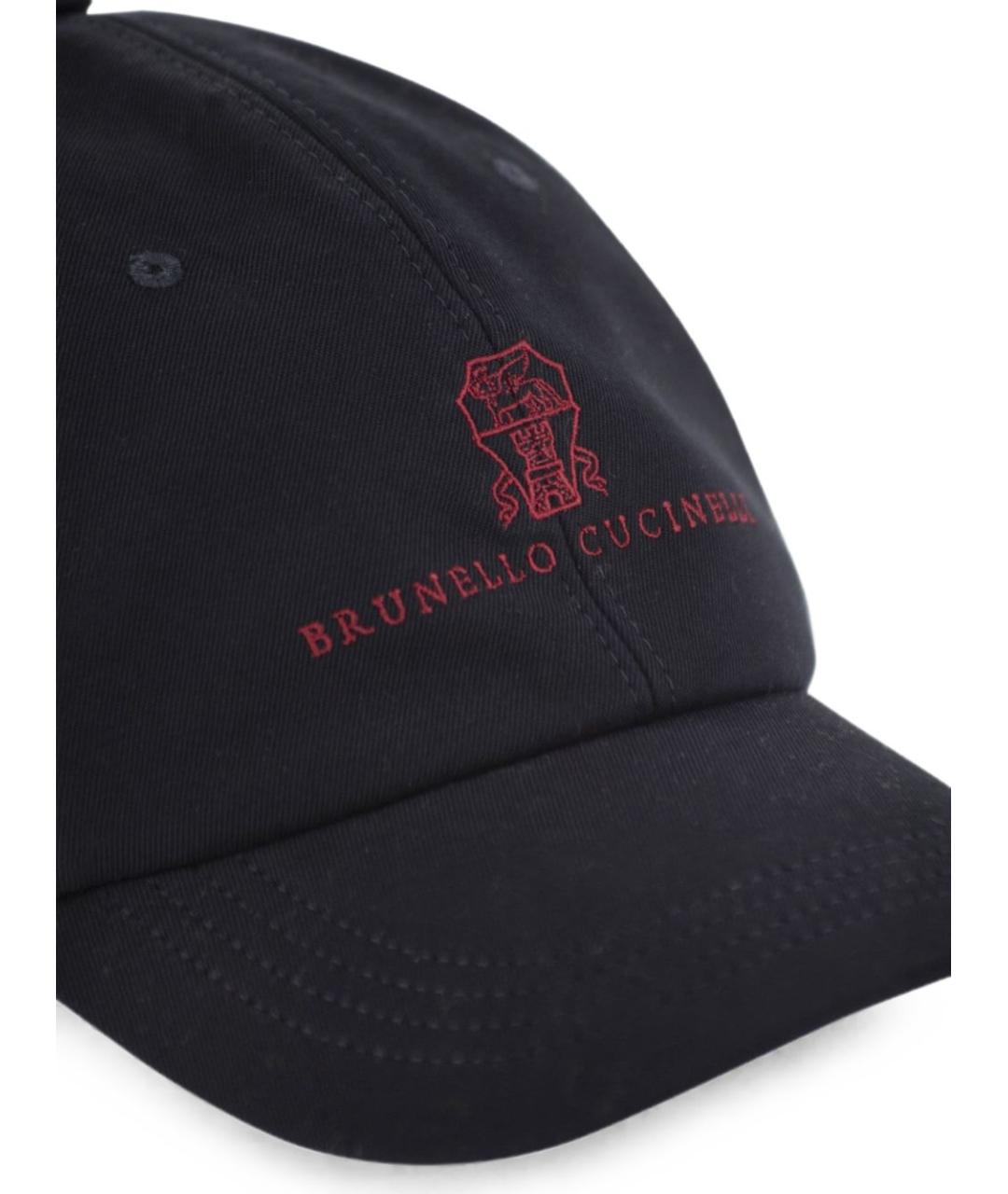 BRUNELLO CUCINELLI Синяя хлопковая кепка/бейсболка, фото 3