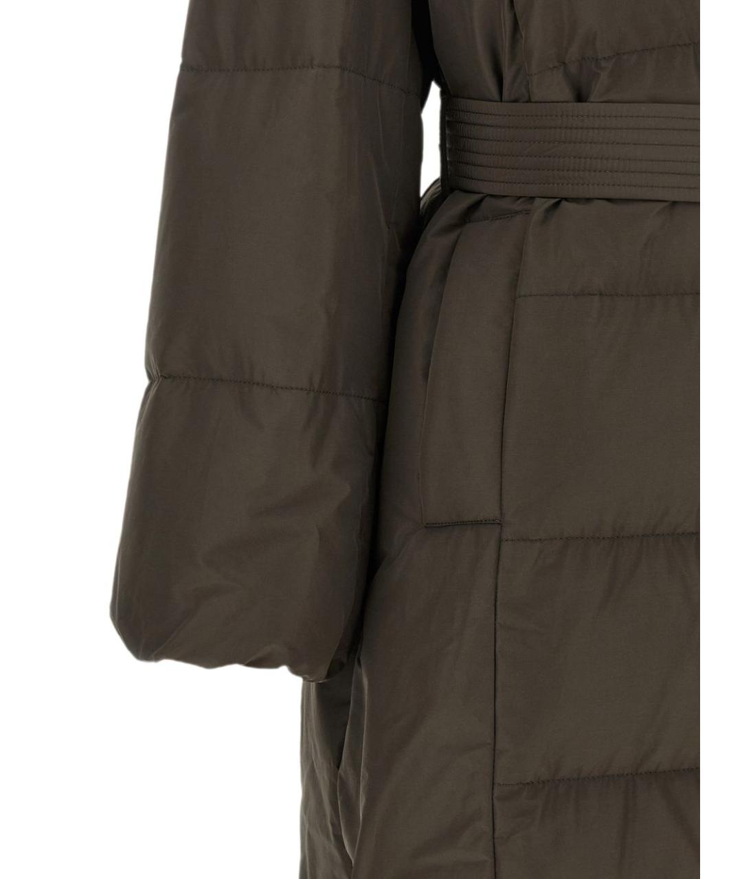 BRUNELLO CUCINELLI Коричневый пуховик, фото 4
