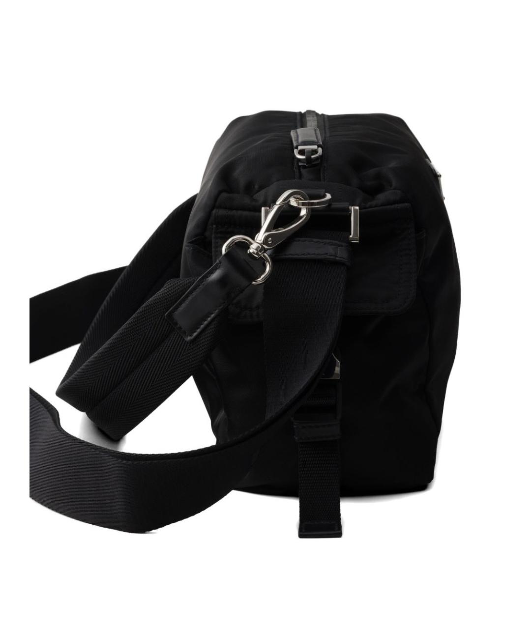 PRADA Черная синтетическая сумка на плечо, фото 2
