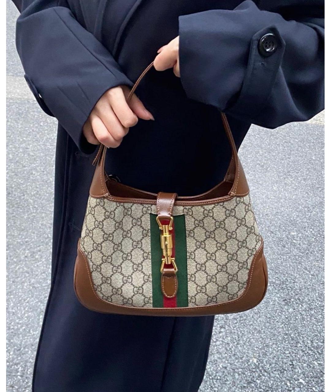 GUCCI Мульти кожаная сумка с короткими ручками, фото 5