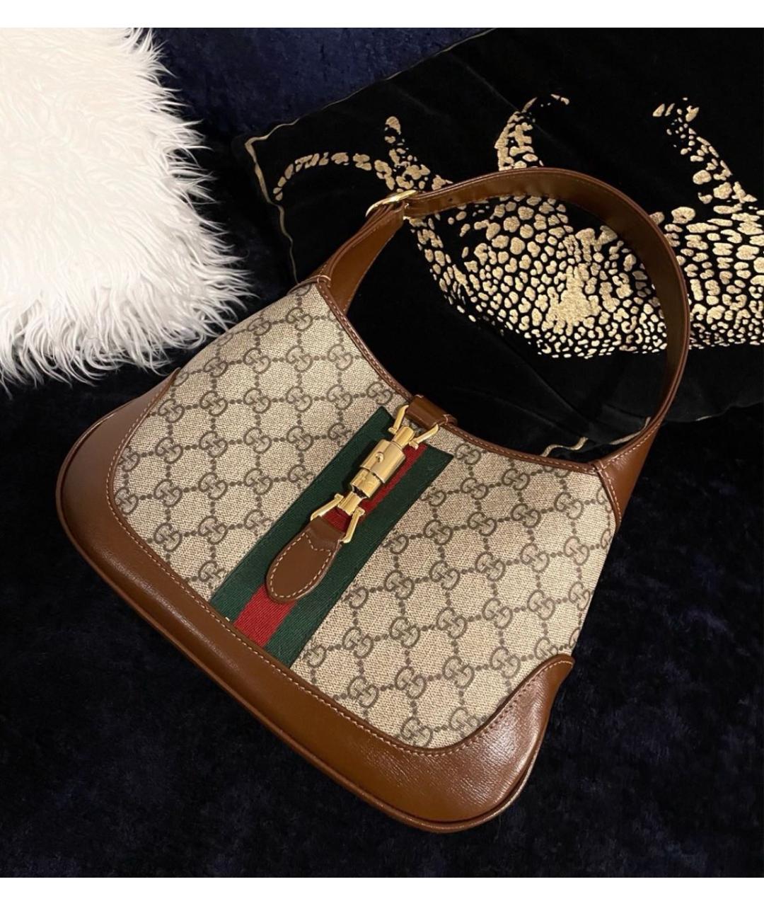 GUCCI Мульти кожаная сумка с короткими ручками, фото 4