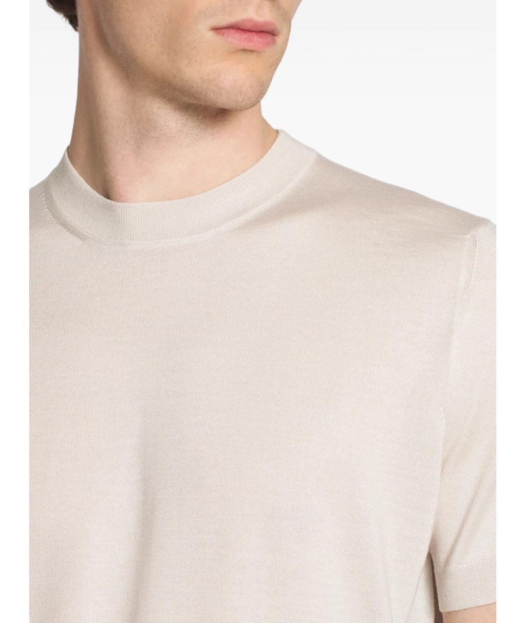 BRIONI Белая футболка, фото 4